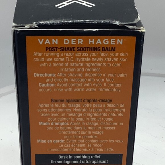 Van Der Hagen Post Shave Soothing Balm 3.4 Oz Bottle Soothes Redness Irritation - Picture 5 of 6